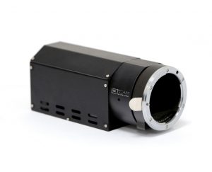 Picture 1 | The 2.1MP camera Jetcam 19 has a fiber optic interface and an extremely high nominal frame rate, which is 2,400fps at 8bit resolution and 1,920fps at 10bit resolution. (Bild: Kaya Instruments)