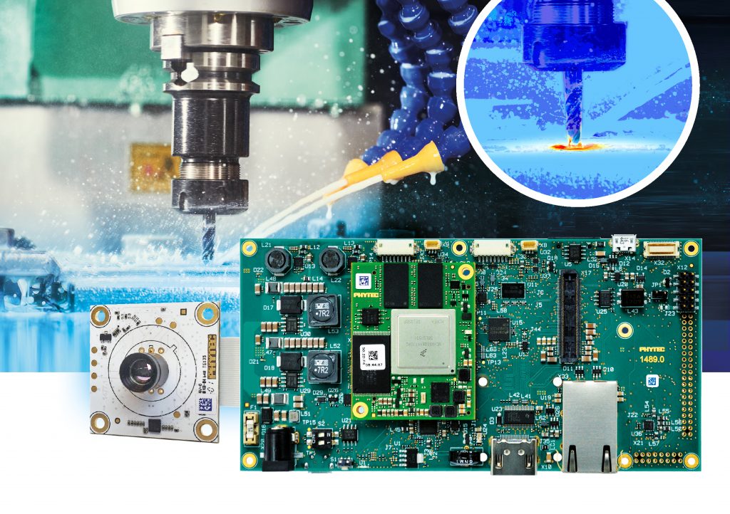 Das Thermal Imaging Kit ermöglicht die schnelle Einbindung von Wärme-Kameramodulen in ein Embedded System und ist für 398.-? zzgl. MwSt. erhältlich. (Bild: Phytec Messtechnik GmbH / iStock Kadmy)